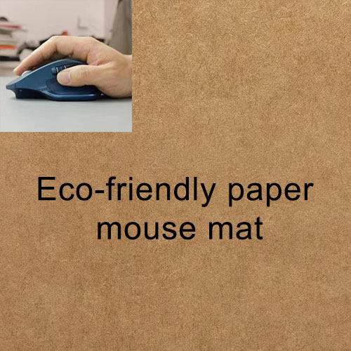 Eco-friendly plastic-free paper mouse pad